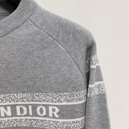 Replica Christian Dior Sweaters Long Sleeved For Men #1412723 $85.00 USD for Wholesale