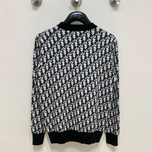 Replica Christian Dior Sweaters Long Sleeved For Men #1412727 $85.00 USD for Wholesale