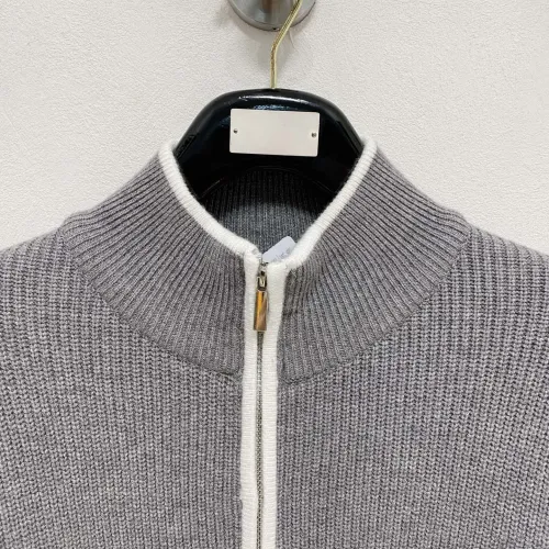 Replica Thom Browne TB Sweaters Long Sleeved For Men #1412761 $88.00 USD for Wholesale