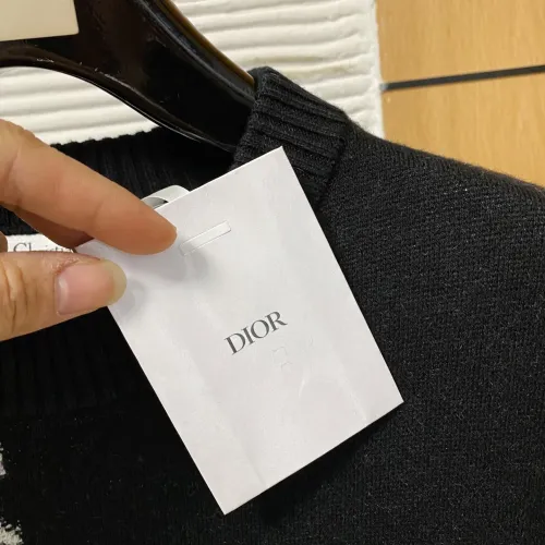 Replica Christian Dior Sweaters Long Sleeved For Men #1412822 $85.00 USD for Wholesale