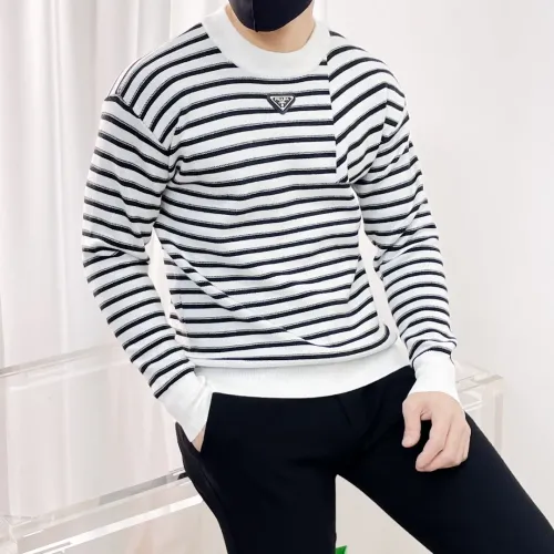 Replica Prada Sweaters Long Sleeved For Men #1412835 $76.00 USD for Wholesale