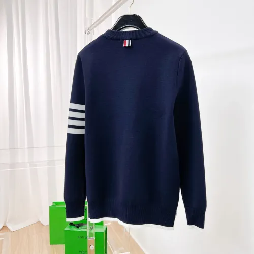 Replica Thom Browne TB Sweaters Long Sleeved For Men #1412856 $85.00 USD for Wholesale