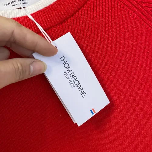 Replica Thom Browne TB Sweaters Long Sleeved For Men #1412864 $88.00 USD for Wholesale