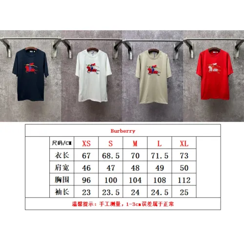 Replica Burberry T-Shirts Short Sleeved For Unisex #1412979 $48.00 USD for Wholesale
