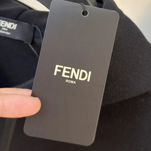 Replica Fendi Hoodies Long Sleeved For Men #1413007 $85.00 USD for Wholesale