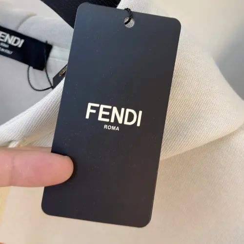 Replica Fendi Hoodies Long Sleeved For Men #1413008 $85.00 USD for Wholesale