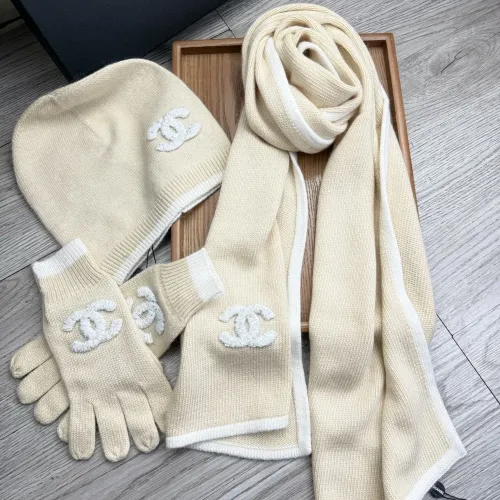 Replica Chanel Hat and Scarf and Glove Set #1413092 $72.00 USD for Wholesale