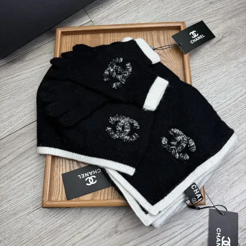 Replica Chanel Hat and Scarf and Glove Set #1413095 $72.00 USD for Wholesale