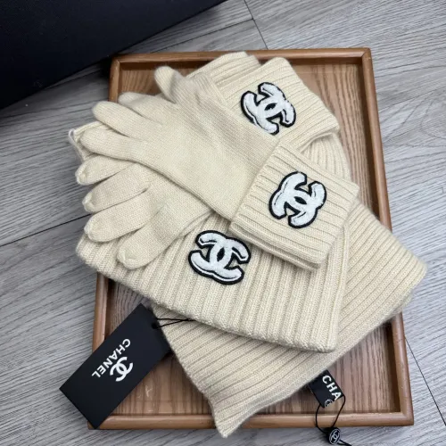 Replica Chanel Hat and Scarf and Glove Set #1413098 $72.00 USD for Wholesale