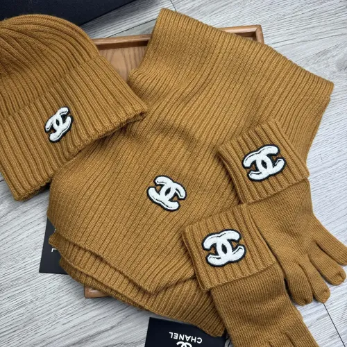 Replica Chanel Hat and Scarf and Glove Set #1413100 $72.00 USD for Wholesale