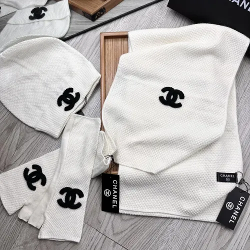 Replica Chanel Hat and Scarf and Glove Set #1413111 $72.00 USD for Wholesale