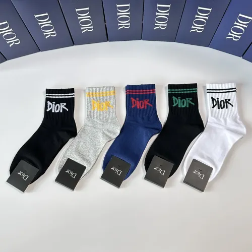 Replica Christian Dior Socks #1413122 $27.00 USD for Wholesale