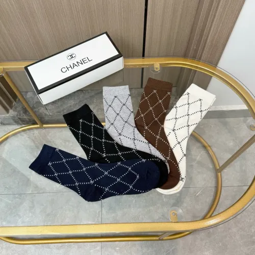 Replica Chanel Socks #1413125 $32.00 USD for Wholesale