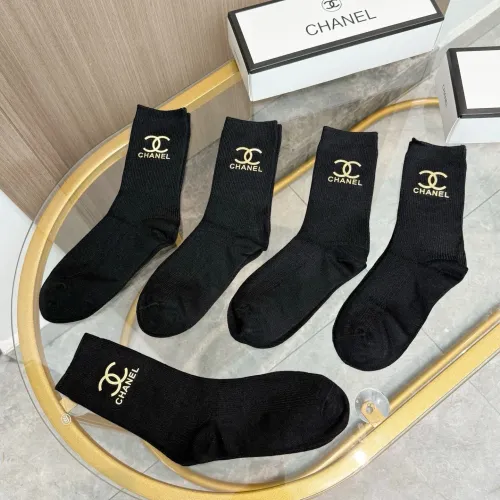 Replica Chanel Socks #1413129 $36.00 USD for Wholesale