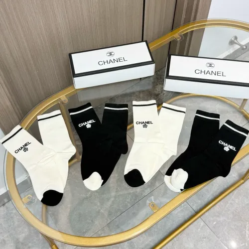 Replica Chanel Socks #1413137 $34.00 USD for Wholesale