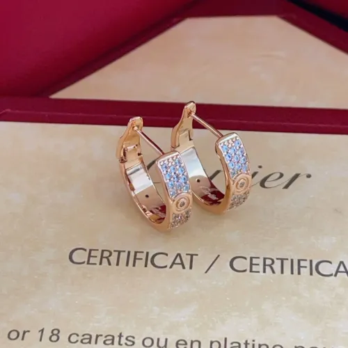 Replica Cartier Earrings For Women #1413169 $25.00 USD for Wholesale