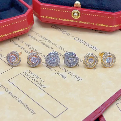 Replica Cartier Earrings For Women #1413175 $27.00 USD for Wholesale