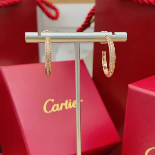 Replica Cartier Earrings For Women #1413177 $27.00 USD for Wholesale