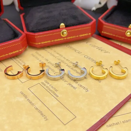 Replica Cartier Earrings For Women #1413181 $29.00 USD for Wholesale