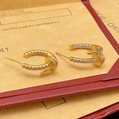 Replica Cartier Earrings For Women #1413183 $29.00 USD for Wholesale