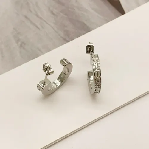 Replica Cartier Earrings For Women #1413190 $36.00 USD for Wholesale