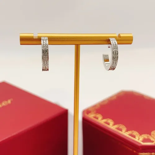 Replica Cartier Earrings For Women #1413190 $36.00 USD for Wholesale