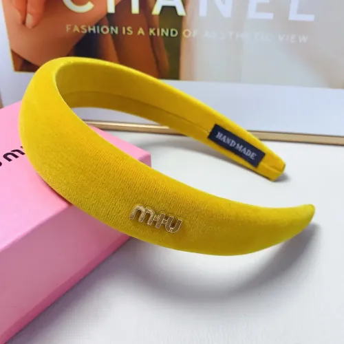 Replica MIU MIU Headband For Women #1413269 $25.00 USD for Wholesale