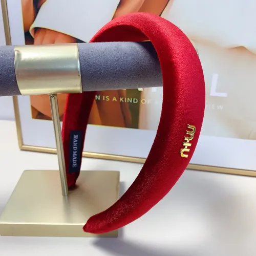 Replica MIU MIU Headband For Women #1413270 $25.00 USD for Wholesale