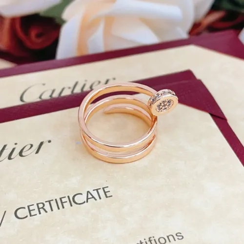 Replica Cartier Rings In Rose Gold For Women #1413371 $27.00 USD for Wholesale