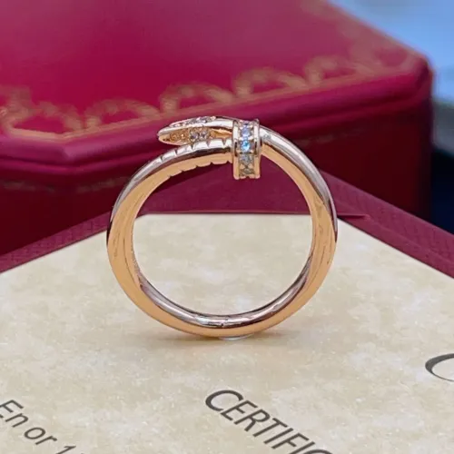 Replica Cartier Rings In Rose Gold For Women #1413374 $25.00 USD for Wholesale