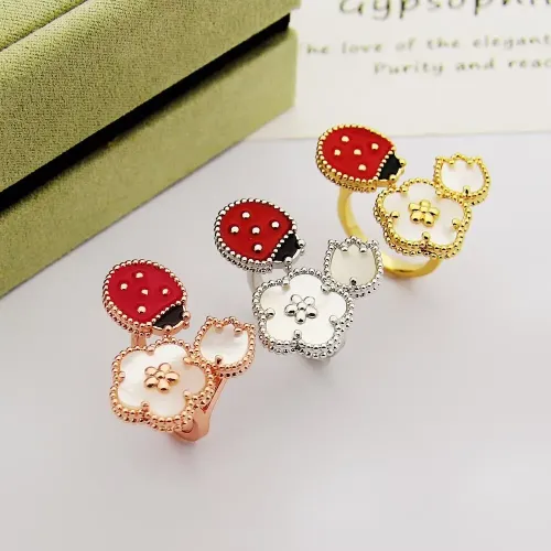 Replica Van Cleef & Arpels Rings In Gold For Women #1413486 $27.00 USD for Wholesale
