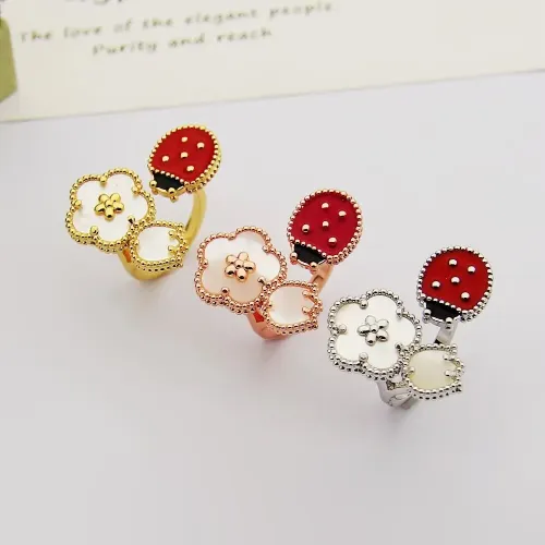 Replica Van Cleef & Arpels Rings In Gold For Women #1413486 $27.00 USD for Wholesale