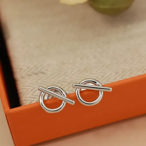 Replica Hermes Earrings For Women #1413616 $27.00 USD for Wholesale