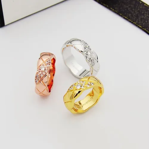 Replica Chanel Rings In Rose Gold For Women #1413790 $23.00 USD for Wholesale