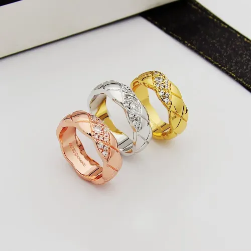 Replica Chanel Rings In Gold For Women #1413791 $23.00 USD for Wholesale