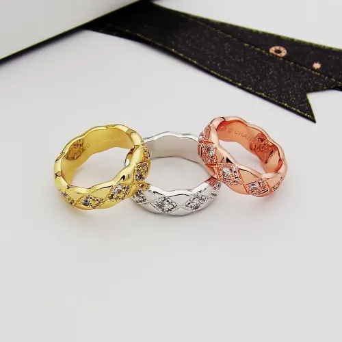 Replica Chanel Rings In Gold For Women #1413801 $25.00 USD for Wholesale