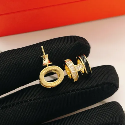 Replica Hermes Earrings For Women #1413864 $32.00 USD for Wholesale