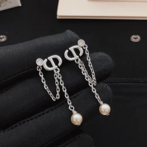 Replica Christian Dior Earrings For Women #1413907 $25.00 USD for Wholesale