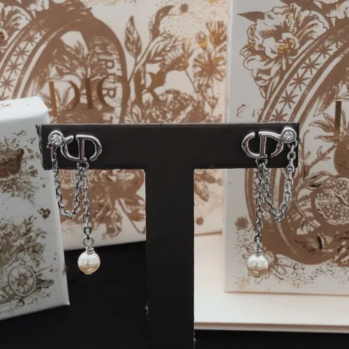 Replica Christian Dior Earrings For Women #1413907 $25.00 USD for Wholesale