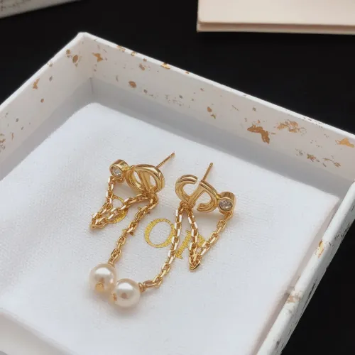 Replica Christian Dior Earrings For Women #1413908 $25.00 USD for Wholesale