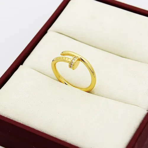 Replica Cartier Rings In Gold For Unisex #1414055 $25.00 USD for Wholesale