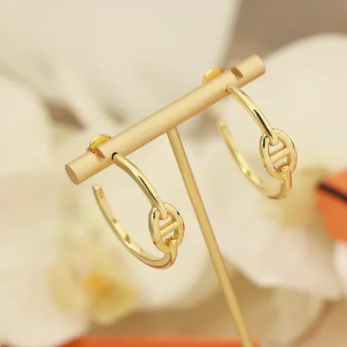Replica Hermes Earrings For Women #1414075 $32.00 USD for Wholesale