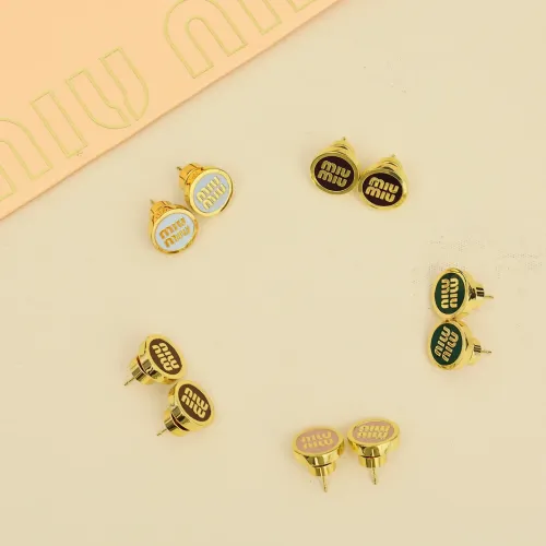Replica MIU MIU Earrings For Women #1414504 $27.00 USD for Wholesale