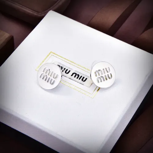 Replica MIU MIU Earrings For Women #1414560 $25.00 USD for Wholesale