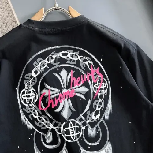 Replica Chrome Hearts T-Shirts Short Sleeved For Unisex #1414571 $42.00 USD for Wholesale