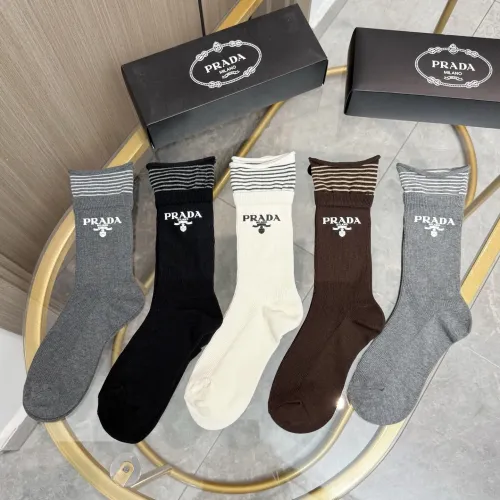 Prada Socks #1414815 $36.00 USD, Wholesale Replica Prada Socks