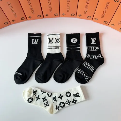 Replica Louis Vuitton LV Socks #1414816 $29.00 USD for Wholesale