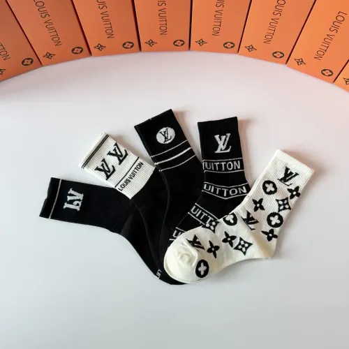 Replica Louis Vuitton LV Socks #1414816 $29.00 USD for Wholesale