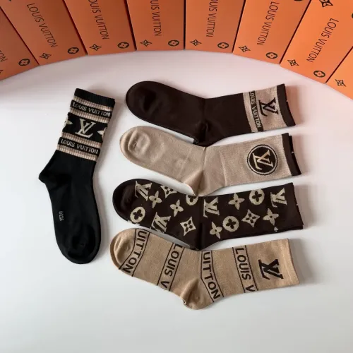 Replica Louis Vuitton LV Socks #1414817 $29.00 USD for Wholesale