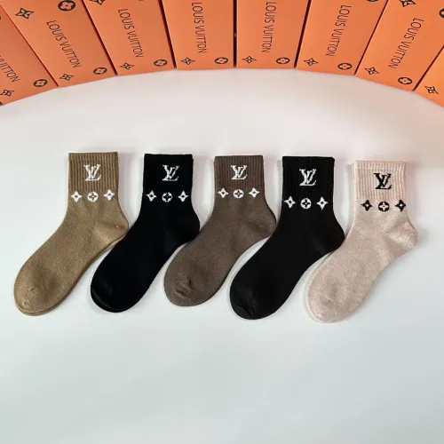 Replica Louis Vuitton LV Socks #1414824 $29.00 USD for Wholesale